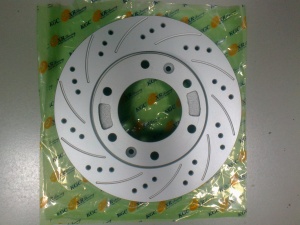 диск тормозной передний (с перфорацией) 51712-H1000/TUDH038/51712H1000